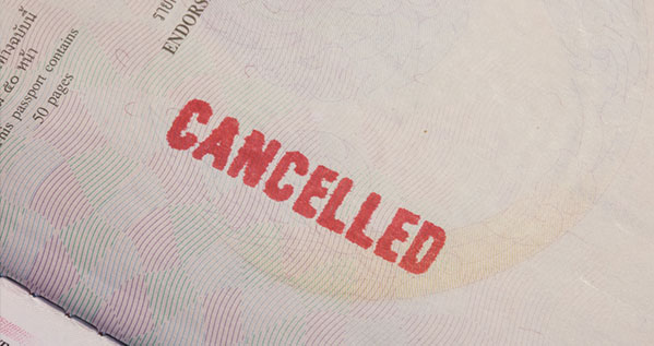 Immigration can help with visa cancelled at airport